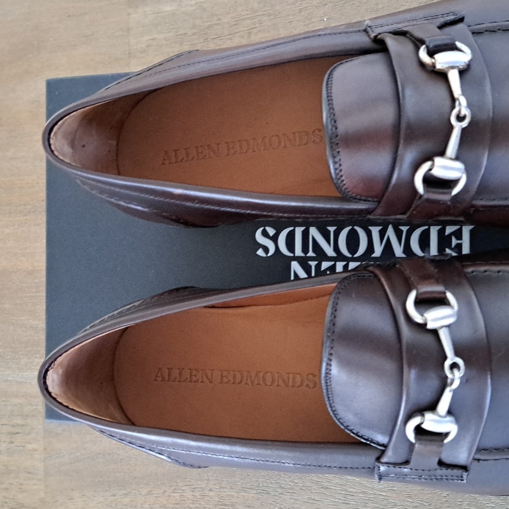 Allen Edmonds Randolph Bit Loafer - Color: Espresso Leather - Size: Men 11 E - Picture 3 of 10
